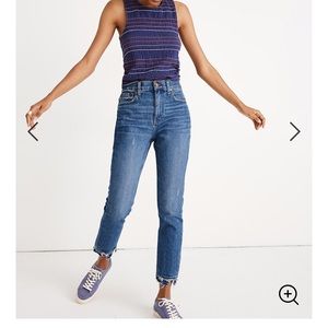 Brand New Madewell High-Rise Slim Crop Boyjean